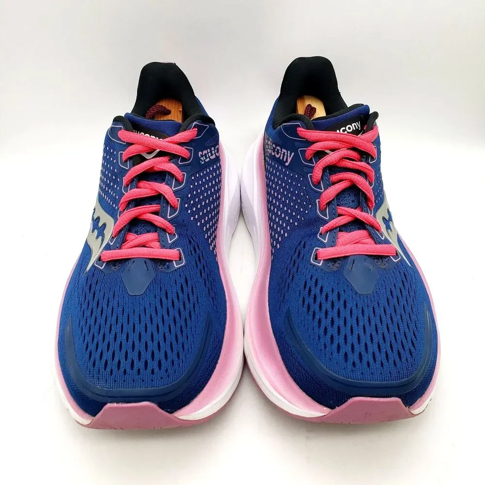 SAUCONY Guide 17 Womens Size 9 XW Extra Wide Running Training Shoes Navy Orchid